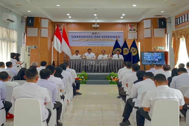 Kanwil Ditjenpas Sulsel Sambut Kunjungan Asisten Deputi Koordinasi Tata Kelola Pemasyarakatan