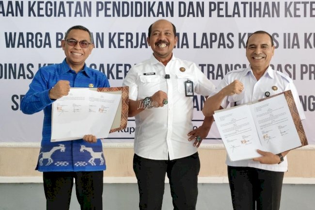 Gandeng Disnaketrans & Politani, Lapas Kupang Latih Warga Binaan Mandiri