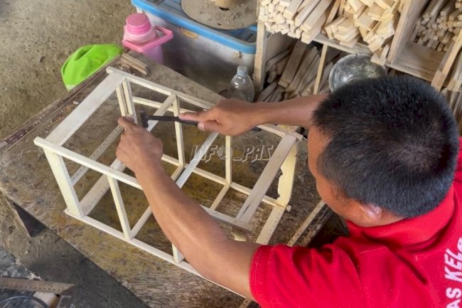 Warga Binaan Lapas Bangko Berkarya, Olah Bambu Jadi Produk Bernilai Guna