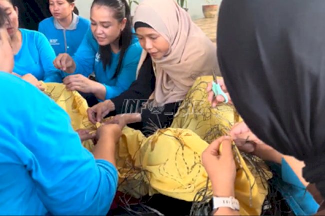 30 Warga Binaan LPP Pangkalpinang Ikuti Pelatihan Batik Cap dan Eco Print