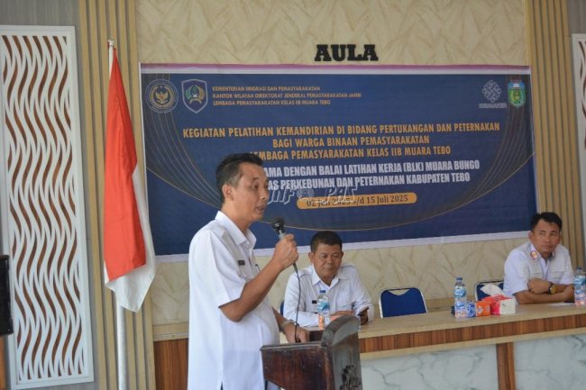 Tutup Pelatihan, Lapas Muara Tebo Bekali Warga Binaan Keterampilan Pertukangan dan Peternakan