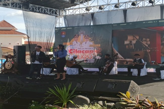 Tim Keroncong BILAS Lapas Cilacap Pukau Pembukaan Pameran Cilacap Expo 2025