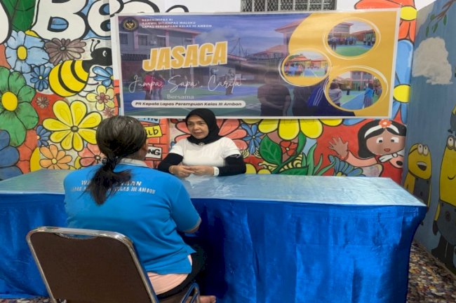 Kalapas Perempuan Ambon Dengarkan Curhatan Warga Binaan lewat JASACA