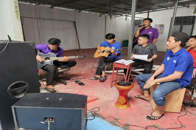 Melalui Seni Musik, Lapas Kuala Tungkal Kembangkan Bakat dan Minat Warga Binaan