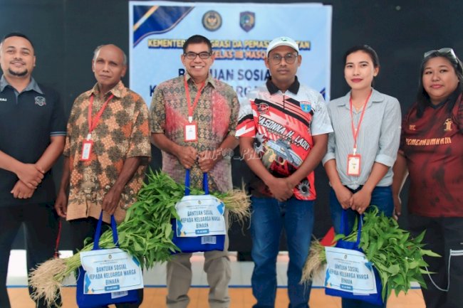Rutan Masohi Hadirkan Kepedulian lewat Bantuan Sosial untuk Keluarga Warga Binaan
