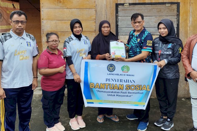 Lapas Wahai Kembali Salurkan Bansos ‘Jumat Berkah‘