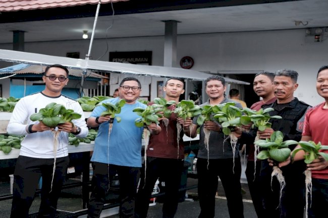 Panen Perdana Pakcoy Hidroponik, Bukti Keseriusan Lapas Tabanan Wujudkan Ketahanan Pangan