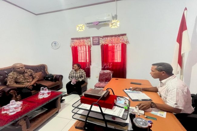 Perkuat Sinergi, Kalapas Saparua Lakukan Koordinasi dengan Pejabat Negeri Saparua