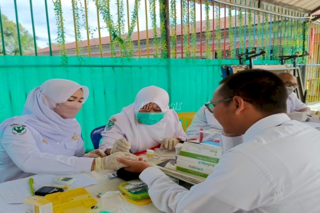 Lapas Labuhan Bilik Sukseskan Cek Kesehatan Gratis, Program Prioritas Presiden Prabowo 