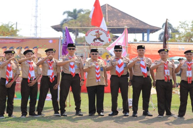 Warga Binaan Lapas Pemuda Madiun Ambil Bagian dalam Perkemahan Satya Dharma Pemasyarakatan se-Jatim