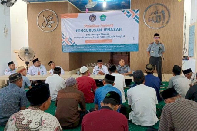 Lapas Kuala Tungkal Gelar Pelatihan Intensif Pengurusan Jenazah secara Islam