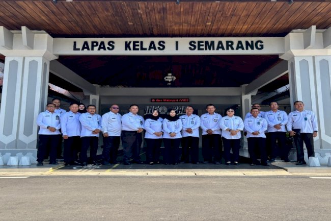 Kanwil Ditjenpas Jateng Sambut Kunjungan Asdep Strategi Pelayanan Pemasyarakatan ke Lapas dan Bapas Semarang