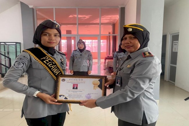 Lapas Perempuan Jambi Berikan Penghargaan Petugas Teladan, Dorong Budaya Kerja Positif