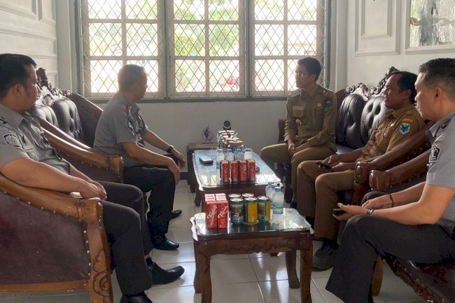 Kalapas Muara Bulian Sambut Kunjungan dari Kadis Perkim Kab. Batanghari