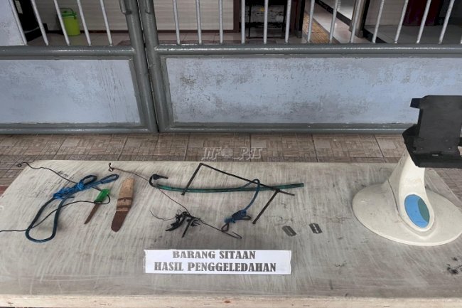 Lapas Ambon Gencar Lakukan Penggeledahan dan Tes Urine Demi Wujudkan Zero Halinar