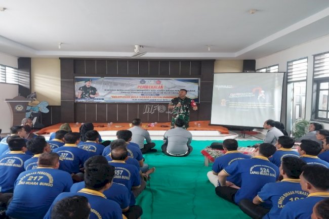 Lapas Muara Bungo Bekali Warga Binaan dengan Materi Wawasan Kebangsaan