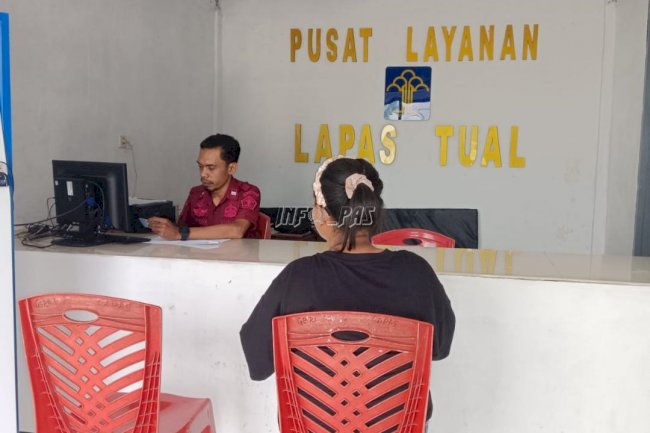 Lapas Tual Tegaskan Komitmen Pelayanan Prima Lewat Layanan Kunjungan