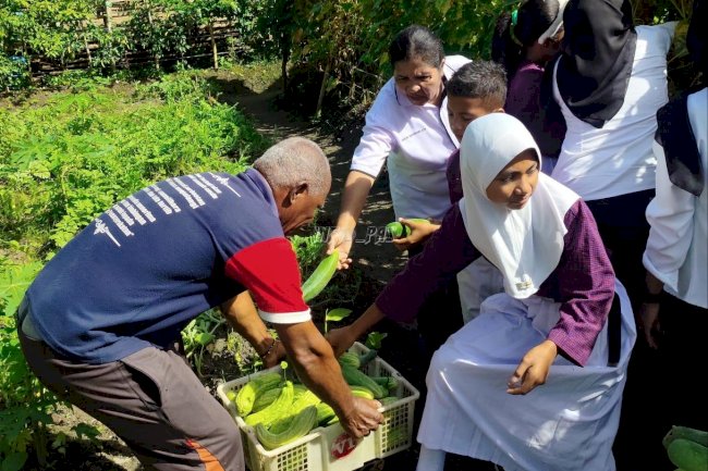 Peringati HAN, Lapas Wahai Ajak Anak Belajar Ketahanan Pangan