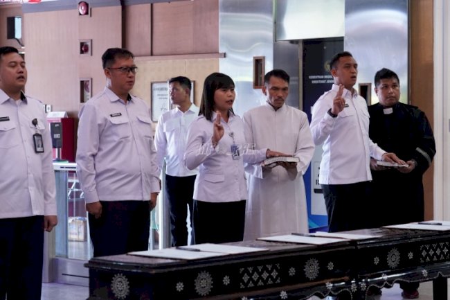 Lantik Pejabat Nonmanajerial, Dirjenpas Berpesan Terus Tingkatkan Kinerja