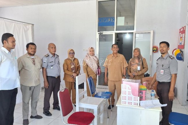 Tingkatkan Layanan Kesehatan, Klinik Lapas Namlea Terima Kunjungan Pengawasan Dinkes