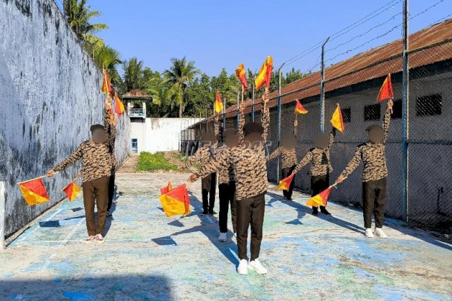 Lapas Kalabahi Bina Disiplin dan Karakter Warga Binaan lewat Pramuka