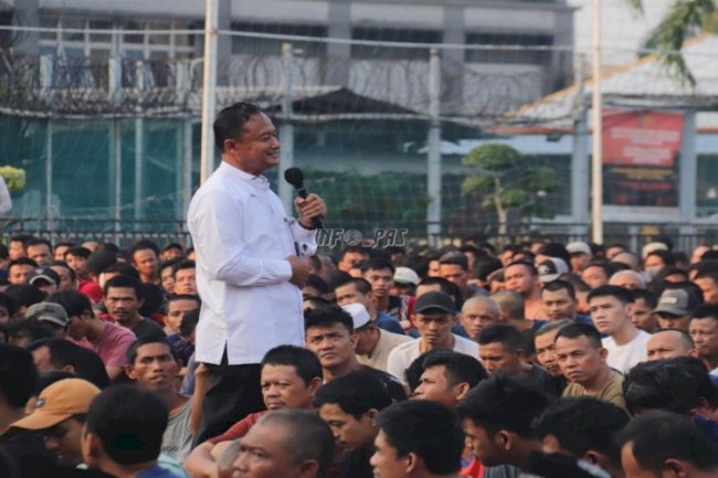 Kalapas Cipinang Sapa Ribuan Warga Binaan, Sosialisasikan Zero Halinar