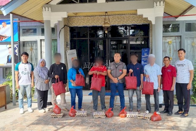 Bapas Amuntai Peduli, Ringankan Beban Masyarakat Lewat Sembako