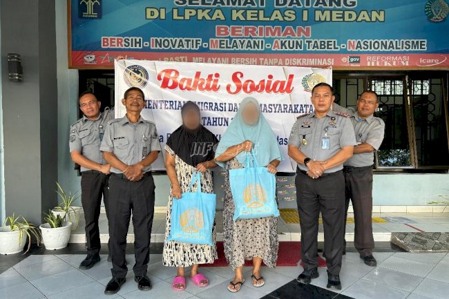 LPKA Medan Tebar Kepedulian Sambut HUT Ke-80 RI
