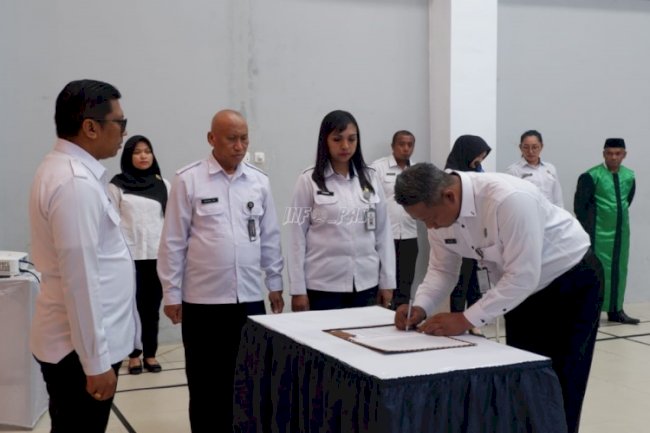 Lantik Pembina Keamanan Pemasyarakatan Ahli Muda, Ini Pesan Kakanwil Ditjenpas Maluku