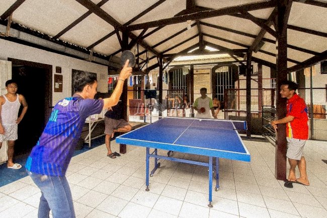 Rutan Kebumen Fasilitasi Kegiatan Olahraga Produktif Warga Binaan