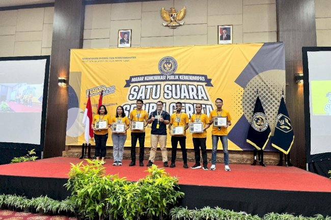 Kanwil Ditjenpas Jateng Raih Juara 3 Pengelolaan Website Teraktif