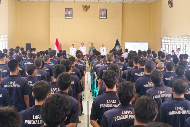 Kolaborasi Lapas Pangkalpinang & Ditjen IDP HAM, Tanamkan Nilai HAM bagi Warga Binaan