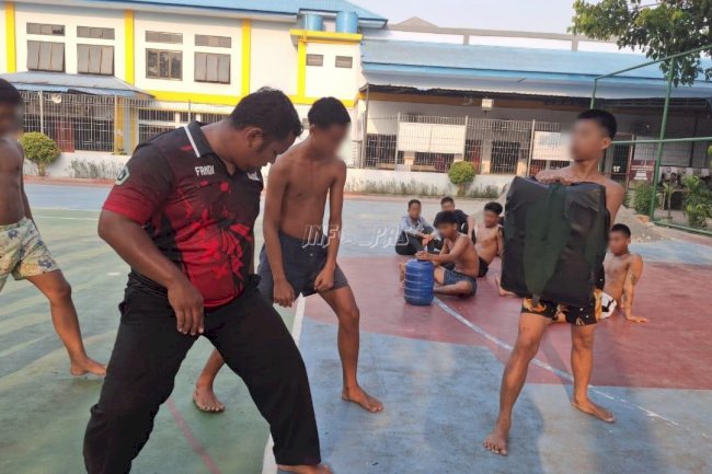 Bentuk karakter Tangguh, LPKA Medan Latih Anak Binaan Pencak Silat