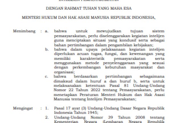 Peraturan Menteri Hukum dan HAM RI No. 7 Tahun 2023