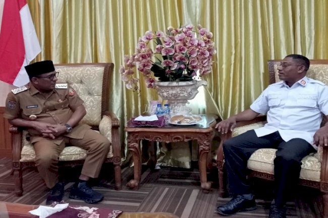 Karutan Masohi dan Bupati Malteng Bahas Pemberian Remisi Umum dan Kerja Sama Antarinstansi