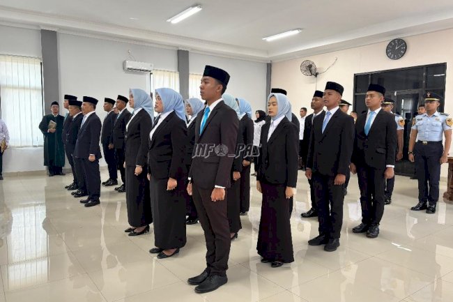 Perkuat SDM, Kanwil Ditjenpas Jateng Lantik 26 Pejabat Nonmanajerial
