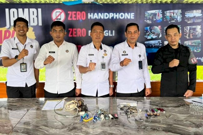 Lapas Jambi Razia Insidentil, Komitmen Cegah Barang Terlarang