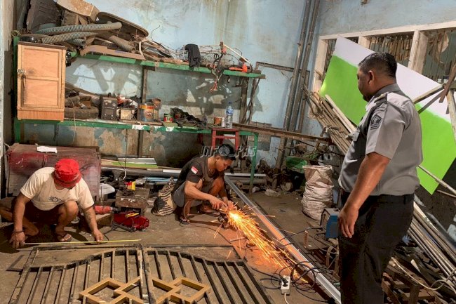 Bengkel Kerja Lapas Tolitoli, Wadahi Kreativitas Warga Binaan