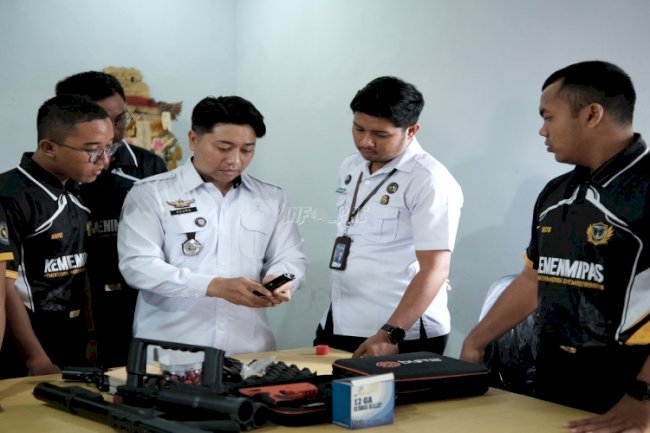 Lapas Tabanan Bekali CASN dengan Pengenalan dan Perawatan Senpi