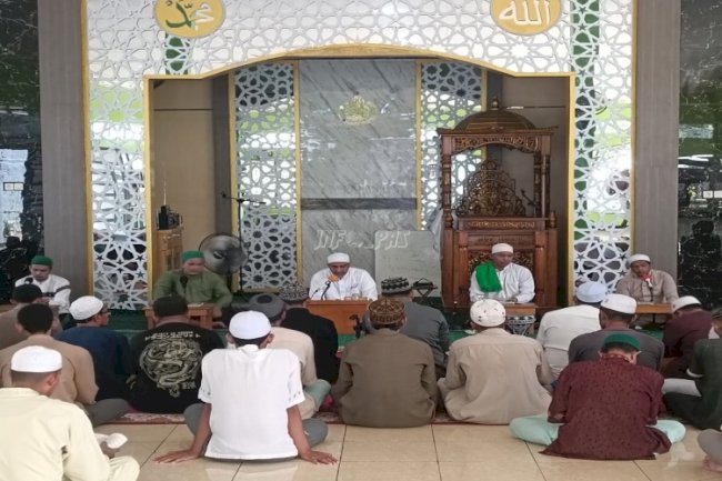 Warga Binaan Lapas Narkotika Karang Intan Gelar Yasinan dan Maulid Habsyi