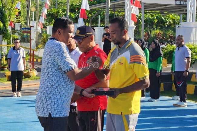 Semarakkan HUT Ke-80 RI, Lapas Kalabahi Buka Pekan Olahraga