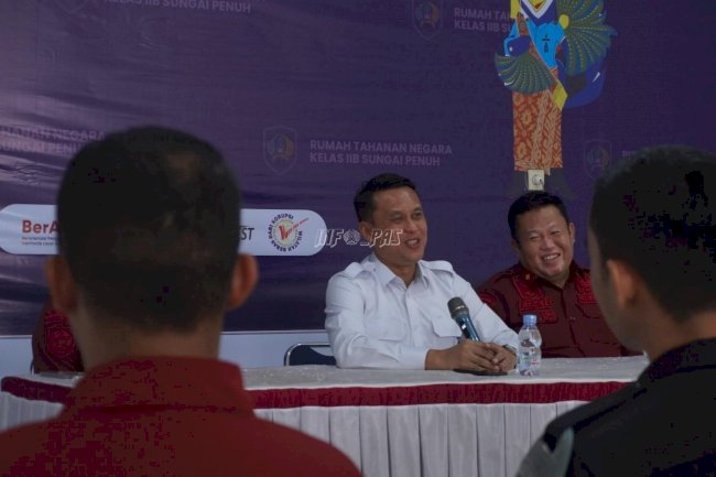 Kabid PK Jambi Ajak Pegawai Rutan Sungai Penuh Perkuat Integritas