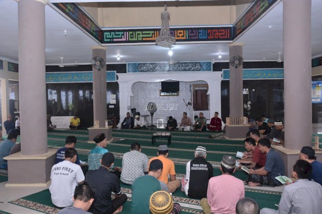 Yasinan di Masjid At-Taubah, Perkuat Mental Warga Binaan LPN Muara Sabak