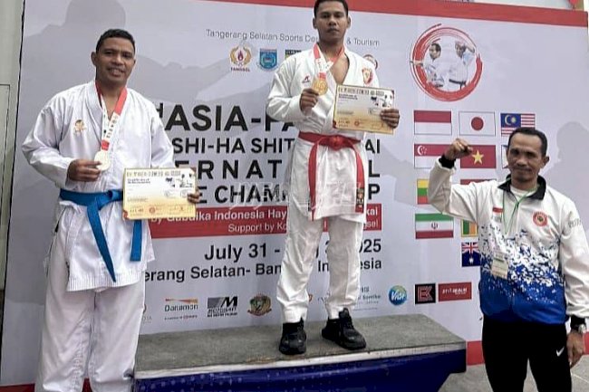Wakili Indonesia, Petugas Lapas Wahai Sabet Medali Emas Kejuaraan Karate Asia Pasifik 2025