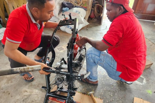 Pembinaan Otomotif, Lapas Tual Bekali Warga Binaan dengan Keterampilan