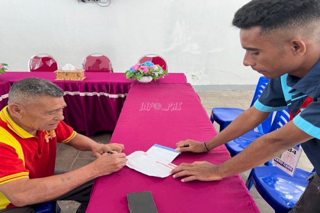 Lapas Atambua Fasilitasi Petugas BRI, Pastikan Gaji Pensiun Warga Binaan Tepat Sasaran