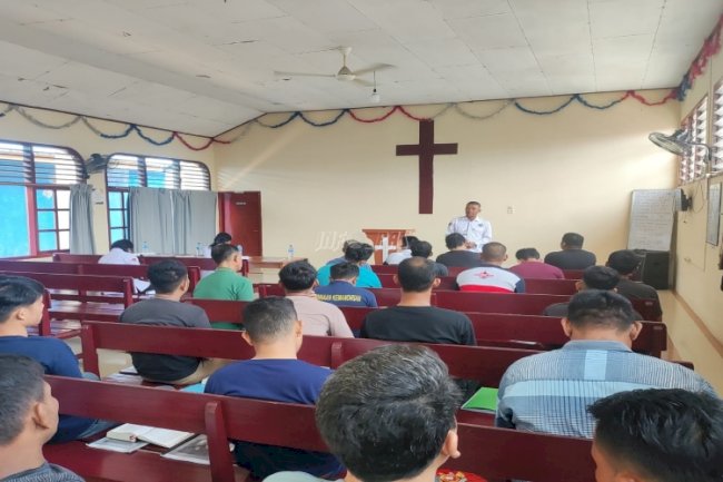 Lapas Jambi Gelar Pembinaan Kerohanian Kristen bersama Kemenag Kota Jambi