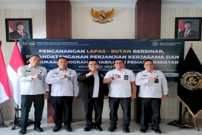 Dukung 13 Program Akselerasi Menimipas, Kanwil Ditjenpas Jateng Resmikan Lapas-Rutan Bersinar