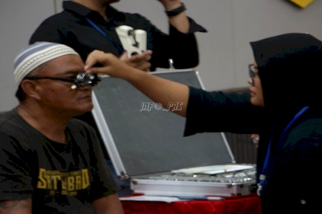 Periksa Kesehatan Mata Warga Binaan, Lapas Madiun Gandeng My Optik