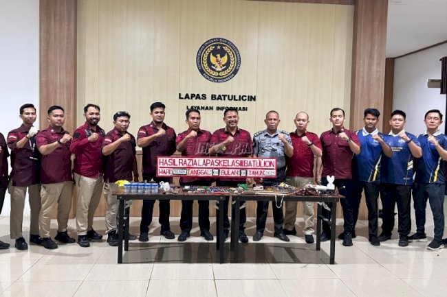 Wujudkan Lapas Bersih, Kanwil Ditjenpas Kalsel Geledah Lapas Batulicin